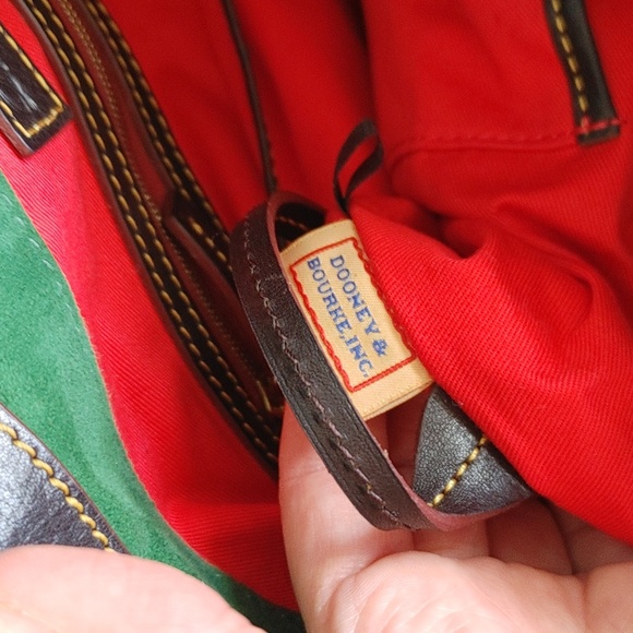 Dooney & Bourke Dark Brown Hobo Bag - Picture 10 of 16